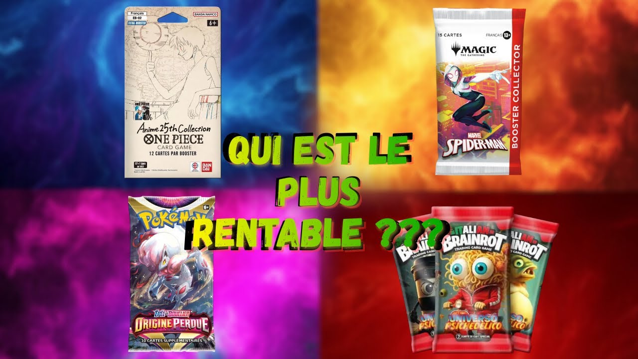 QUEL TCG EST PLUS RENTABLE QUE POKEMON ????