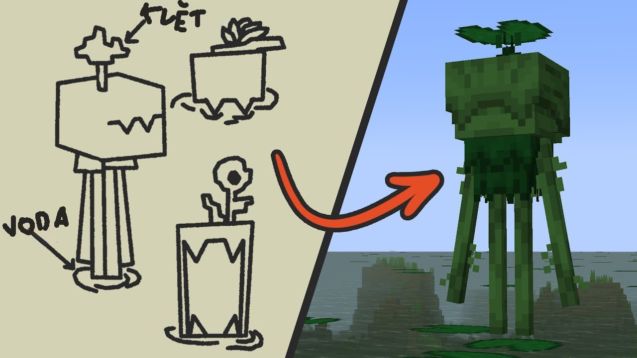 Přidal jsem VLASTNÍ MOBY do Minecraftu...
