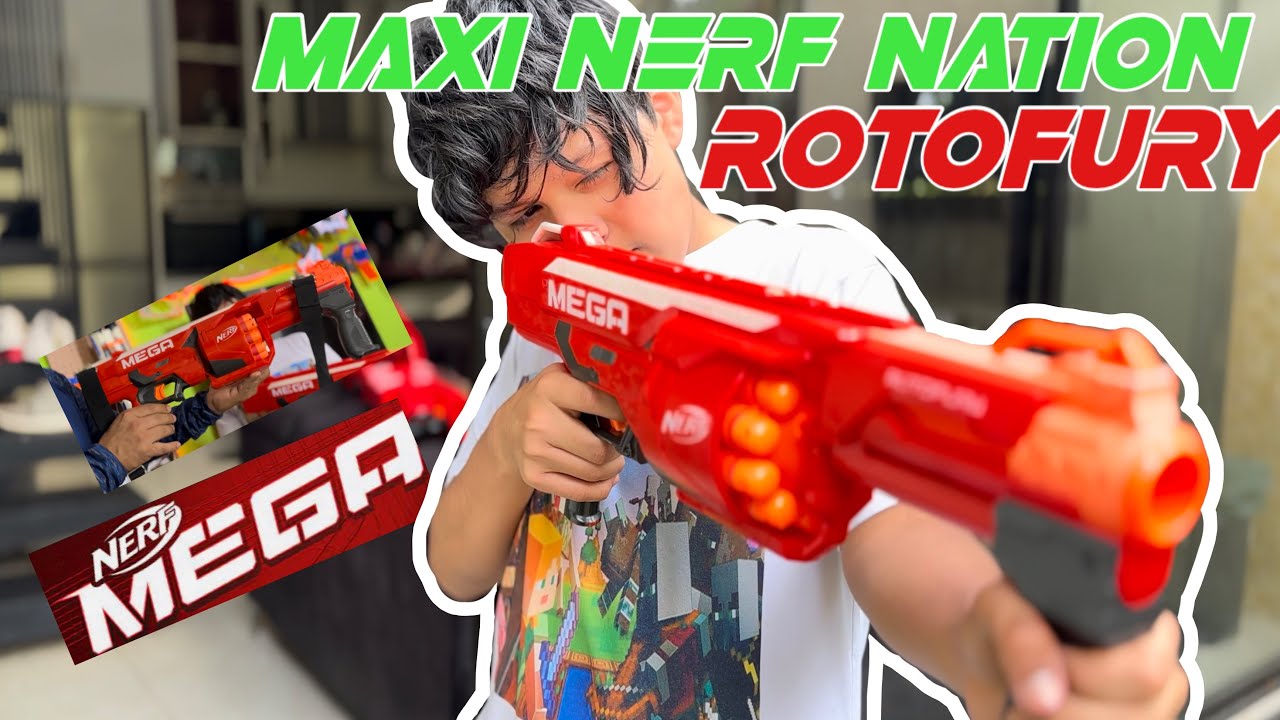 Revision nerf MEGA ROTOFURY 😎😎😎😎
