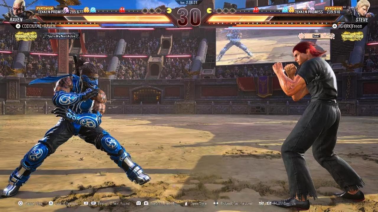 TEKKEN 8 RAVEN VS STEVE