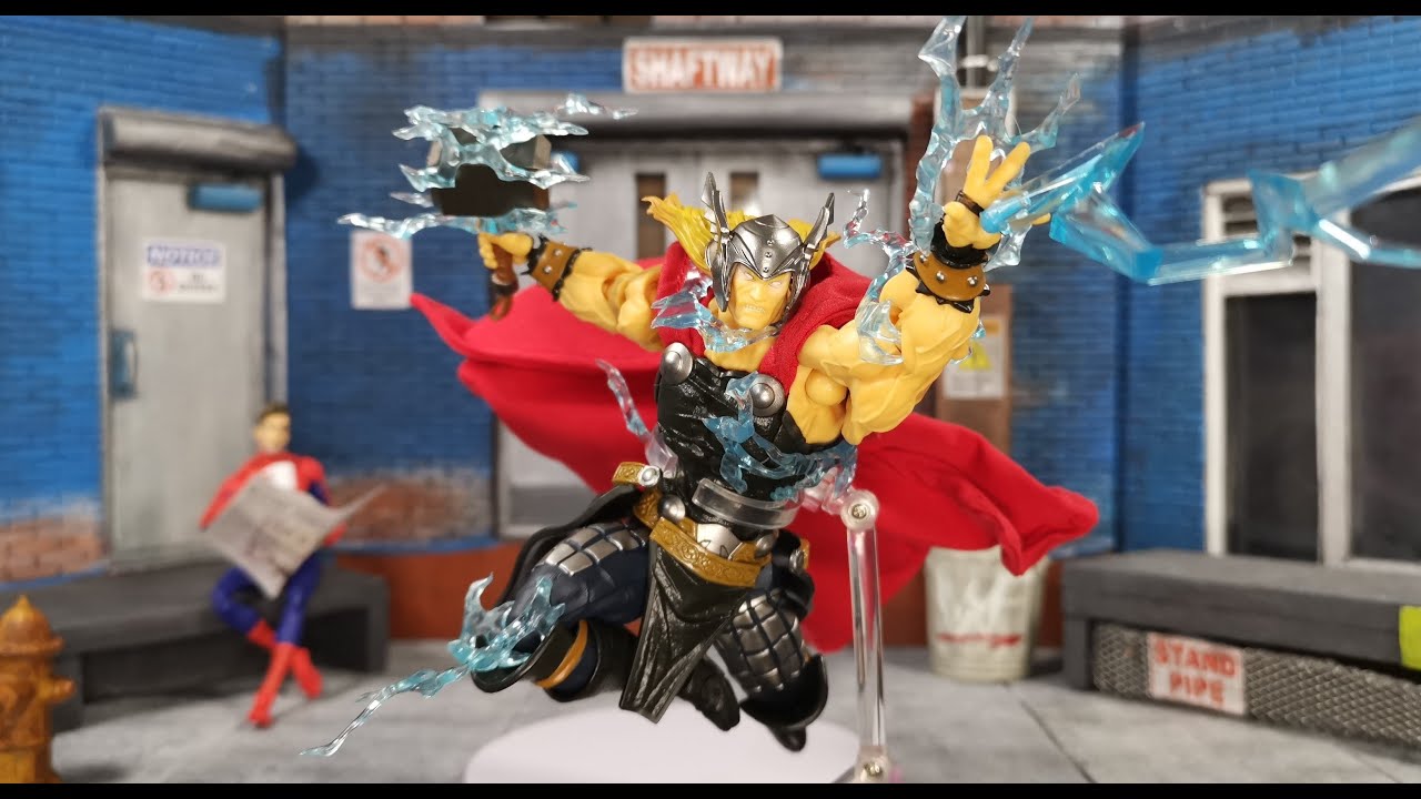 REVOLTECH Thor Amazing Yamaguchi 1/12 action figure #unboxing  and #review #marvel #thor