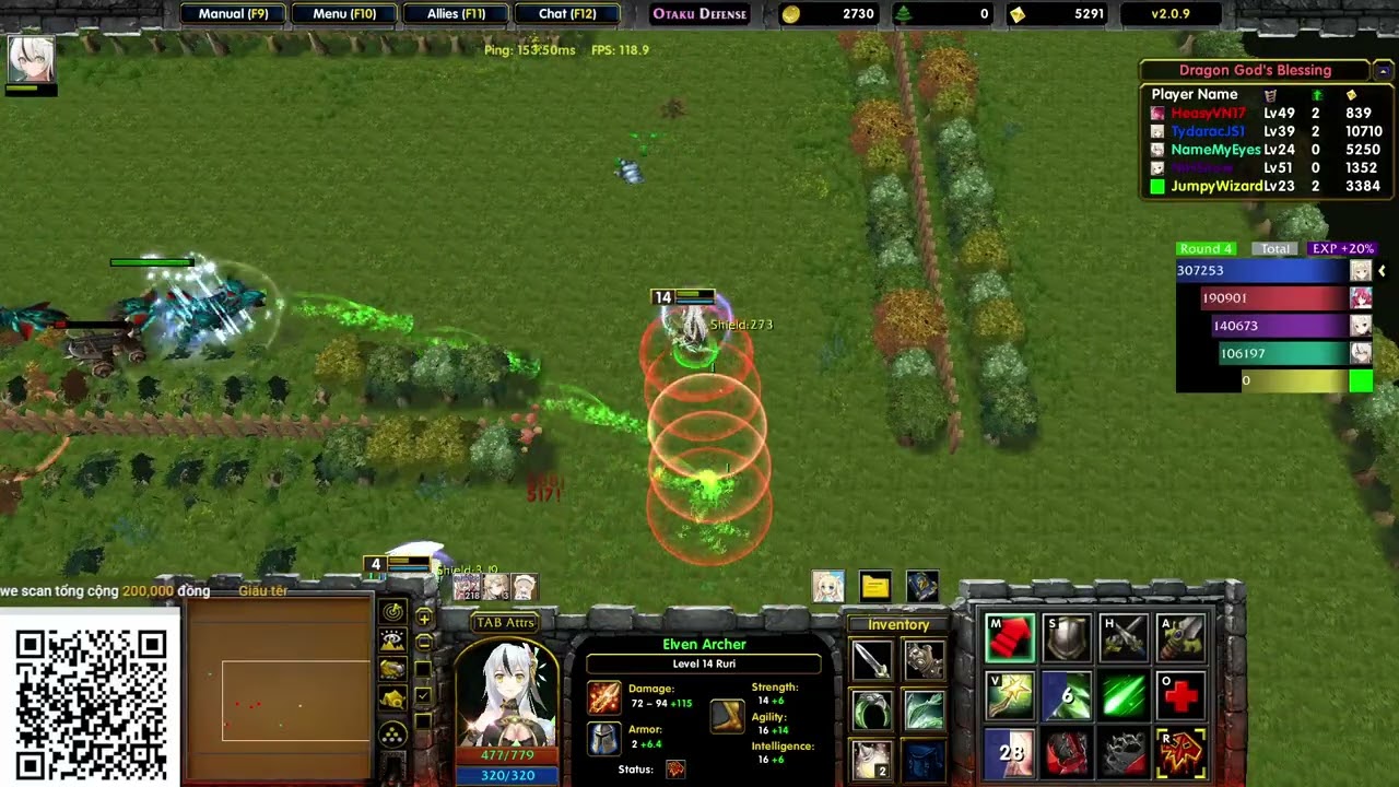 Otaku Defense v2.0.9 - Elf Archer - củng ổn