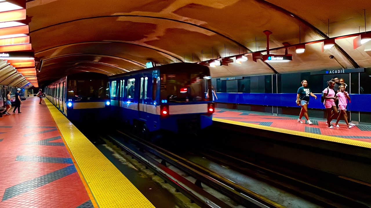 [Métro de Montréal] Trajet de métro de Côte-des-Neiges à Acadie 🔵
