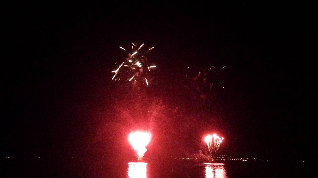 Firework Show Frejus 4K