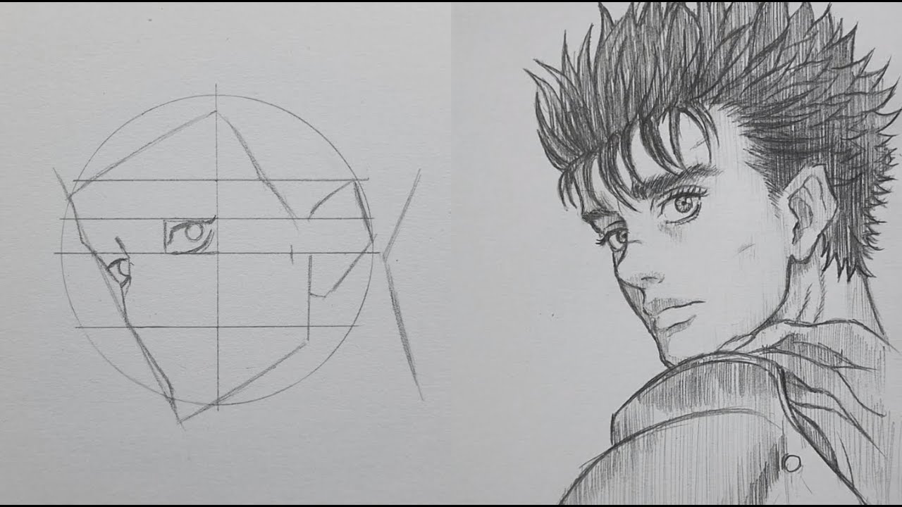 Drawing Guts with easy Method | Berserk