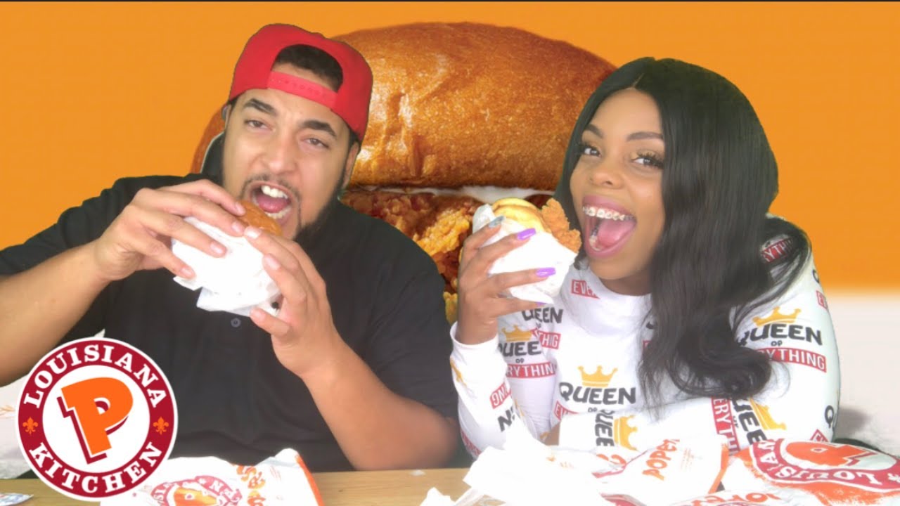 Couple React To Popeyes Chicken Sandwich I Mukbang