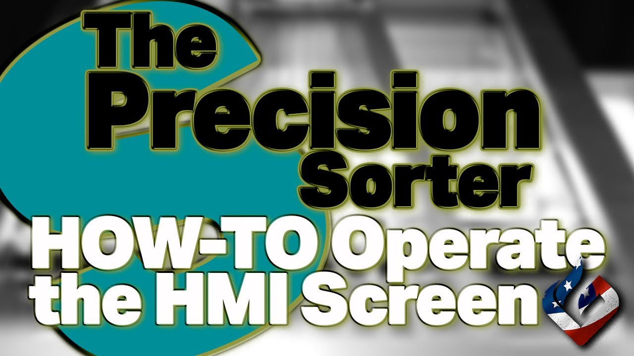 How Do You Operate A Touch Screen On A Cannabis Sorter?