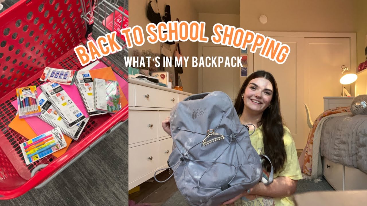 BACK TO SCHOOL SUPPLIES SHOPPING | school supplies shopping + what’s in my bag haul