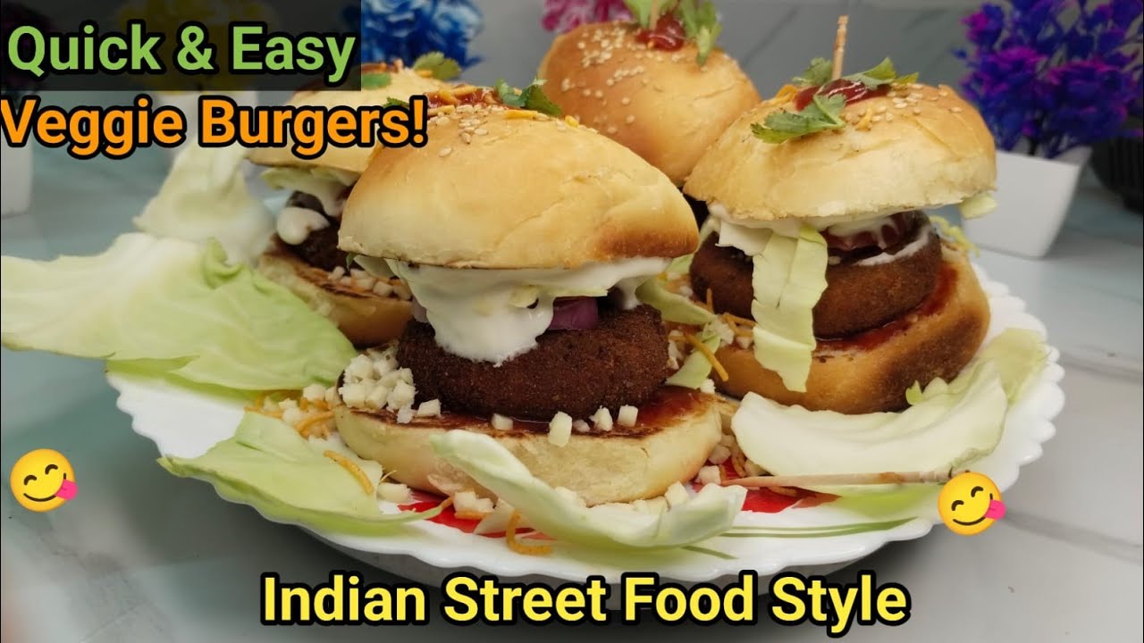Veg Burger Recipe | McDonald's Style Crispy Veg Burger | वेज बर्गर बनाने की विधि