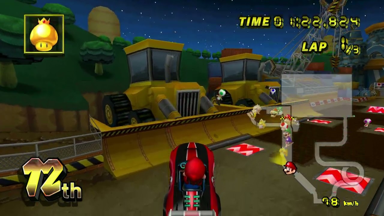 Night Factory - Mario Kart Wii Custom Track (150cc)