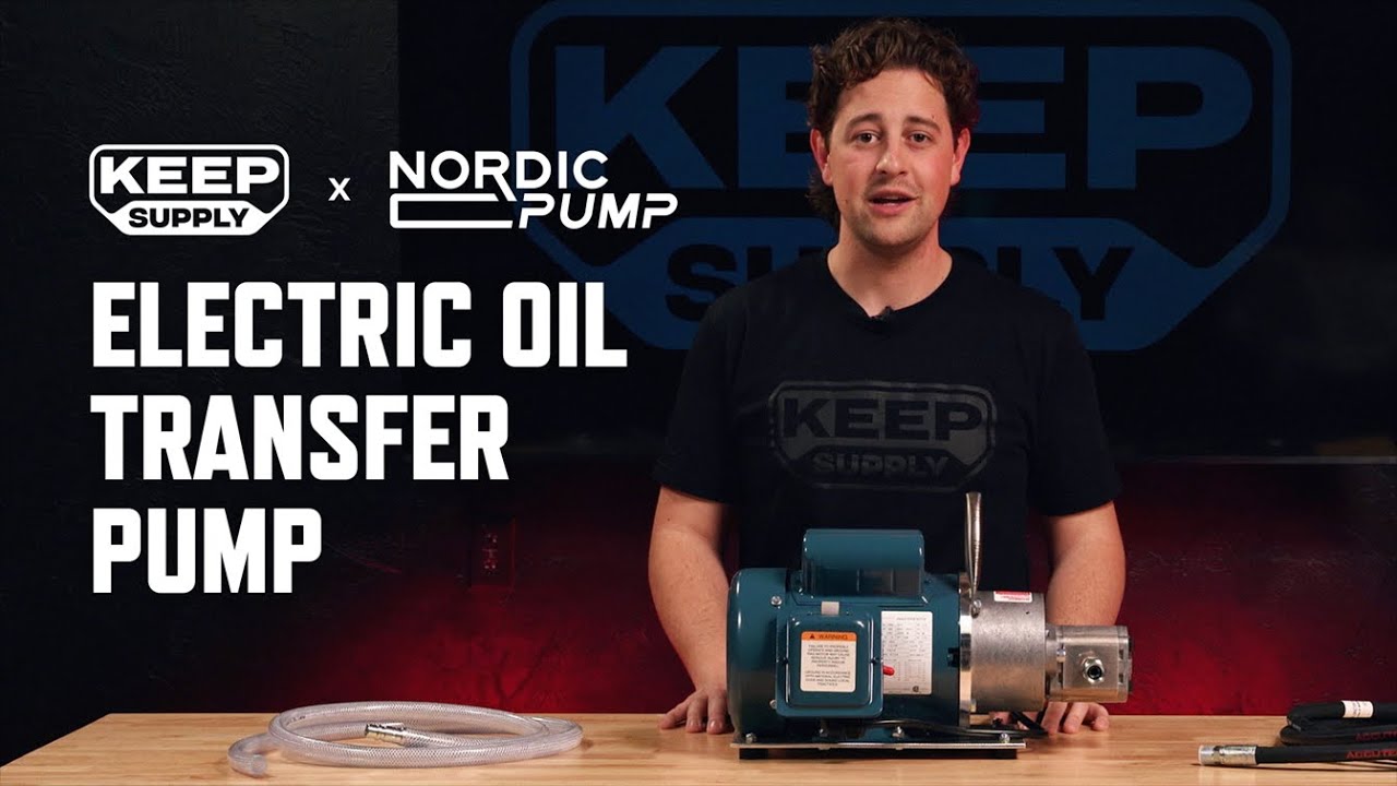 Лучший электрический насос для перекачки масла от Nordic Pump