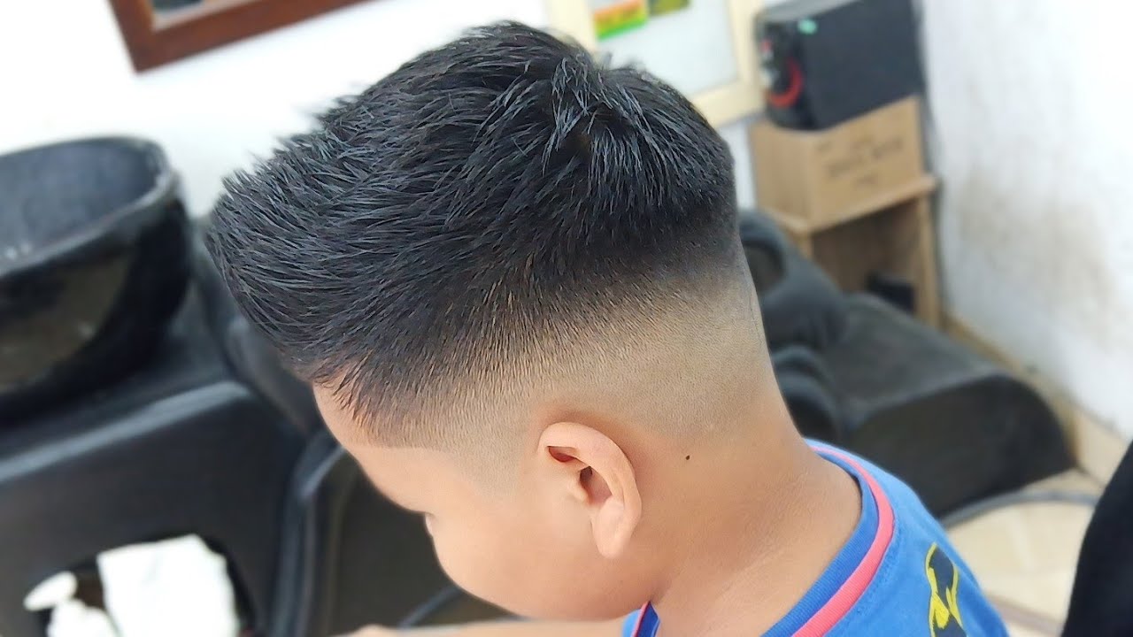 BIKIN BOCIL KEREN - FADE HAIRCUT - best kids haircut 2020
