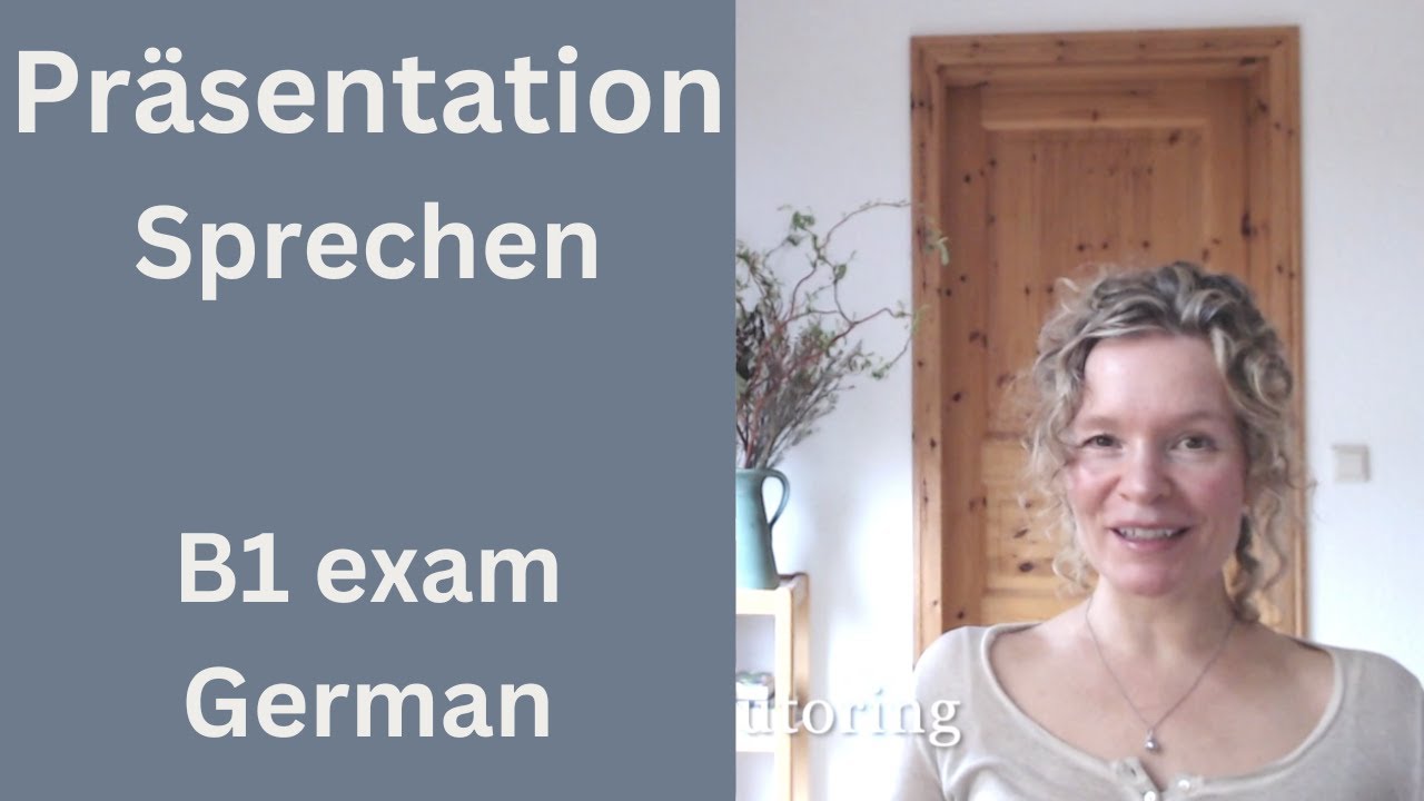B1 German Goethe Prüfung - Sprechen Teil 2.  Prepare with ease!  (German B1)