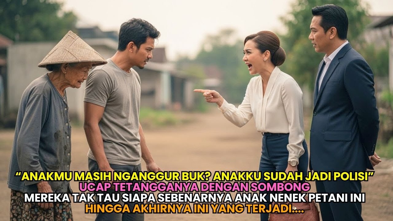 Anakmu Masih Nganggur Buk? Anakku Sudah Jadi Polisi Loh! Ucapnya Sombong, Padahal yang Dihina Adalah