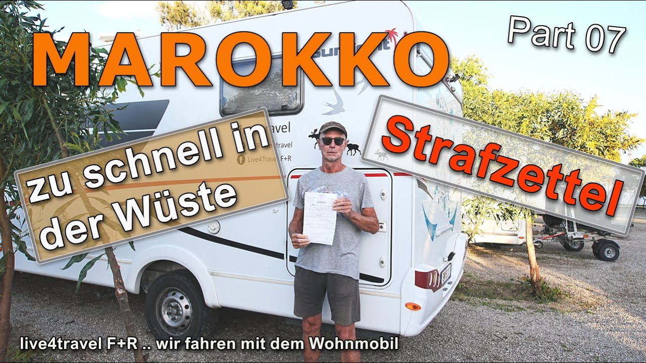 MAROKKO 25 -  Strafzettel in der Wüste