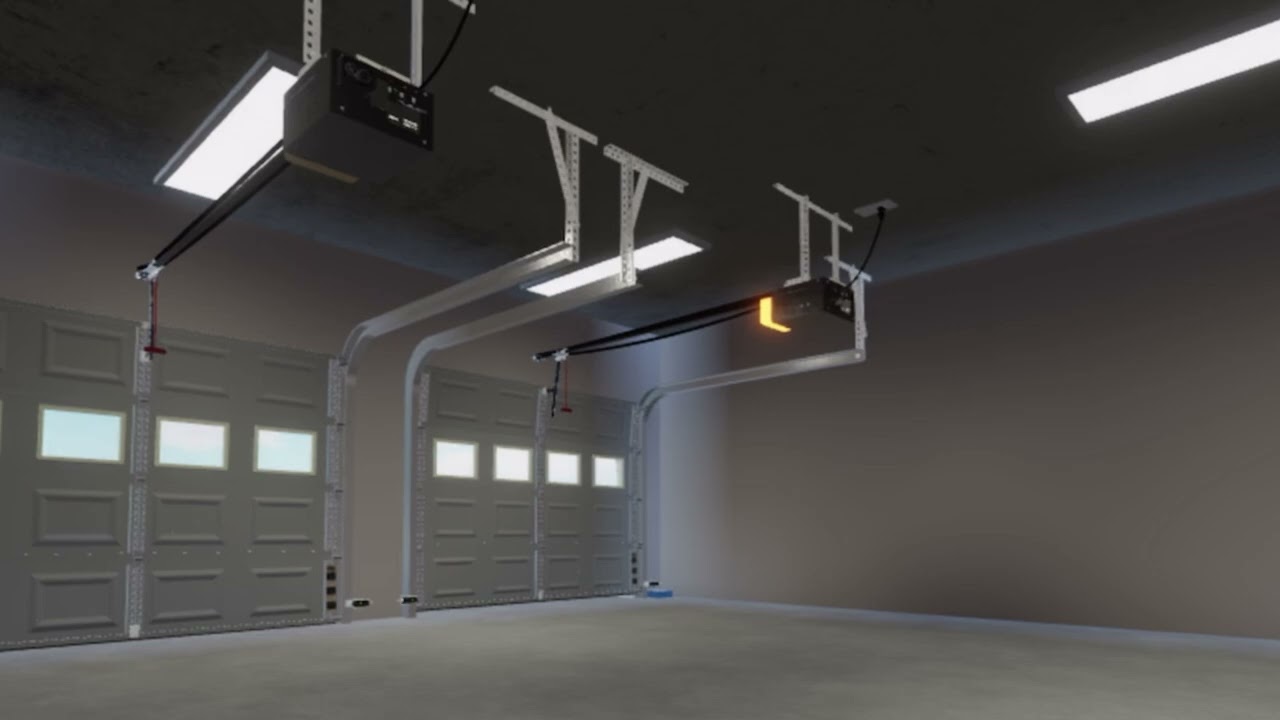 (NEW INTRO FROM GARAGE DOORS 1) Lift-Master 1255LM on 9x7 PlusDoor NAGDM Steel Door @LM8355guy 