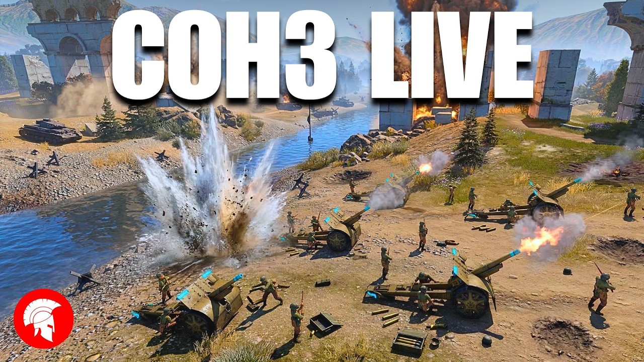 ⭐⭐⭐Company of Heroes 3 Live!⭐⭐⭐High Elo Action!⭐⭐⭐Achilles Gaming!