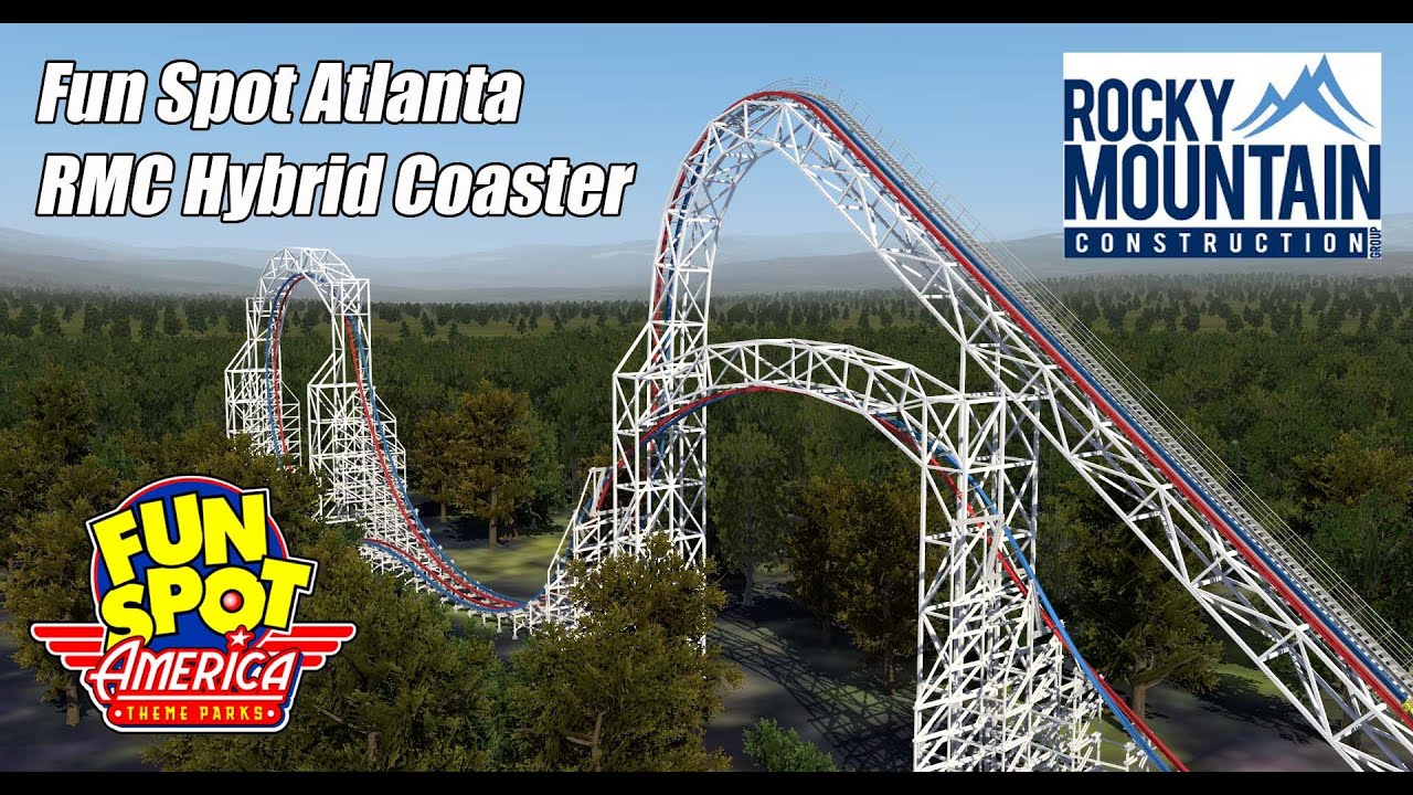 Fun Spot Atlanta RMC Hybrid Coaster Prediction | NoLimits 2