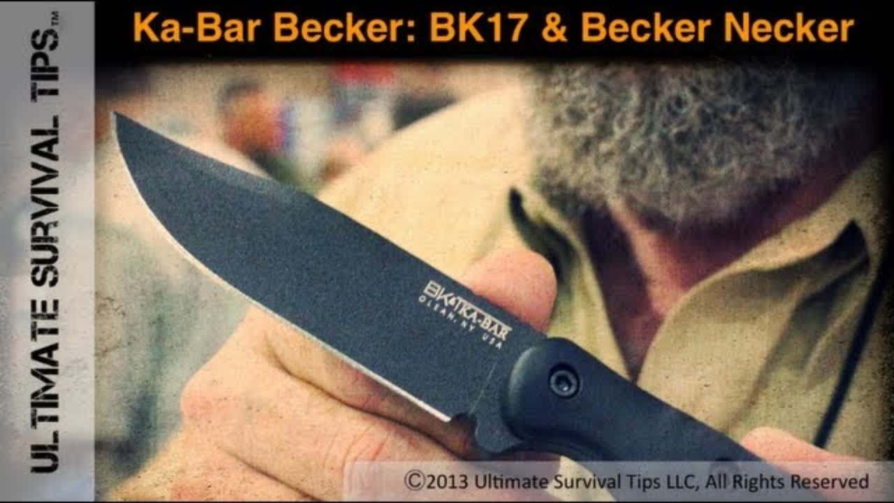 NEW! Ka-bar Becker BK7 and BK11 Neck Knife - Interview with Designer Ethan Becker
