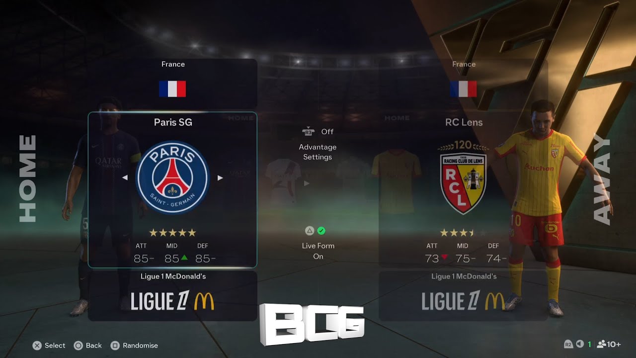 EA Sports FC 26 France Ligue One Ratings & Kits
