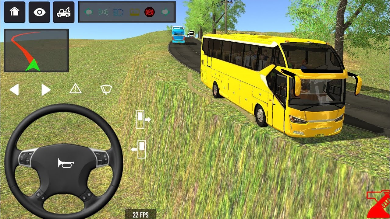 😜😎Bus simulator indonesia l Euro coach bus simulator indonesia l New euro coach bus #bus#simulator 