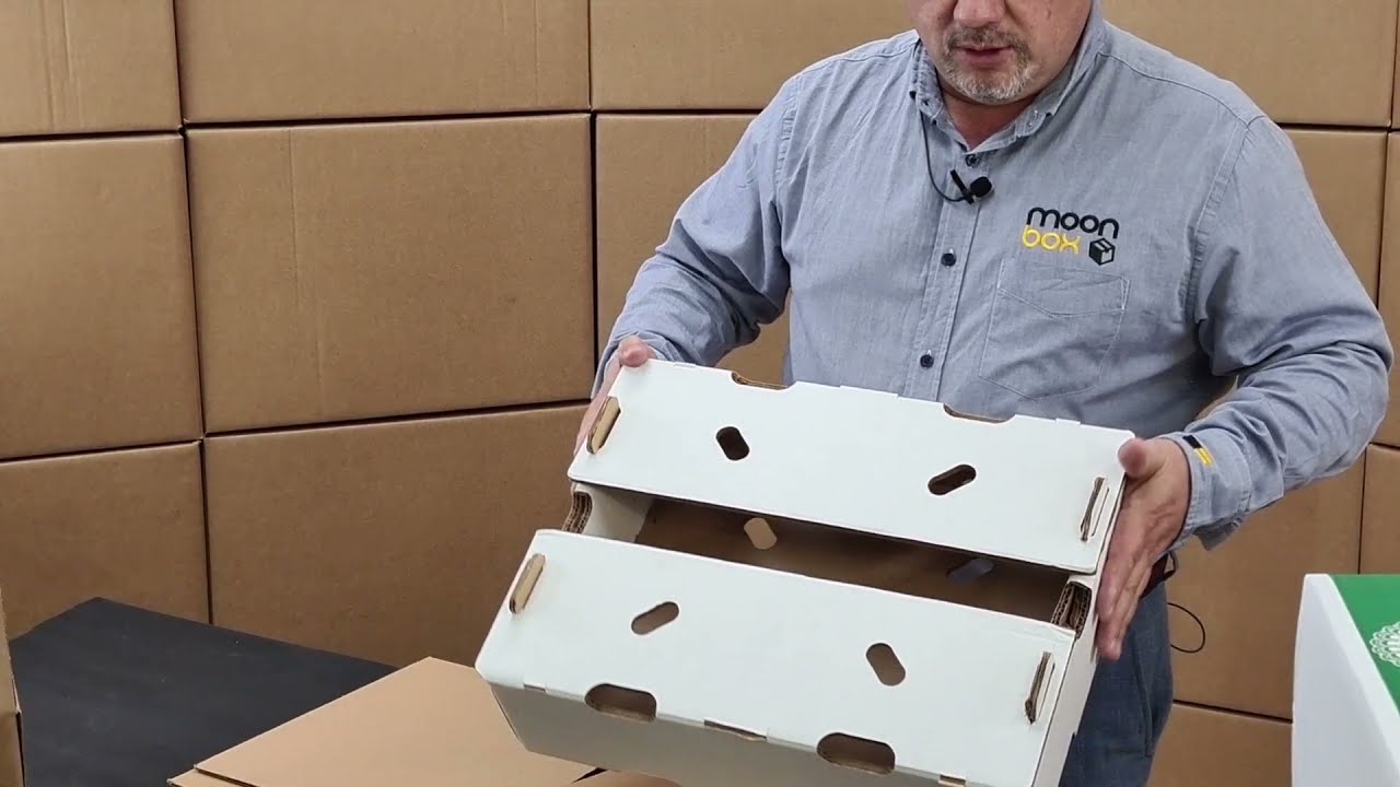 Resistencias de cajas del cartón corrugado.