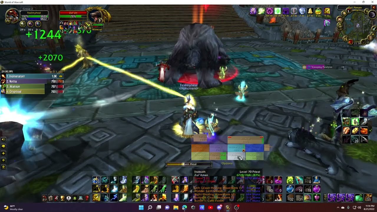 Zul'aman Final Boss Zul'Jin (Burning Crusade)