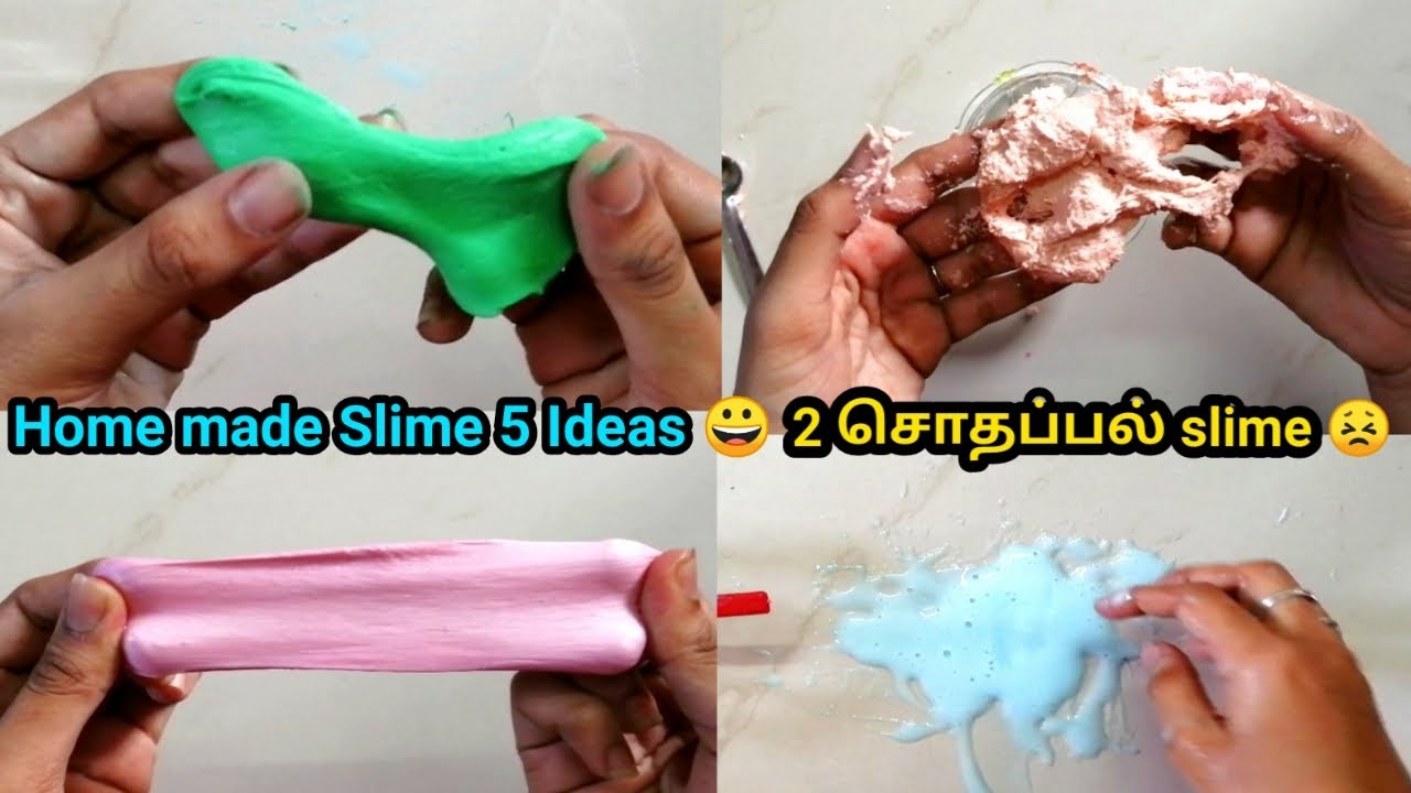 How to make slime at home/Home made slime /craft tamil