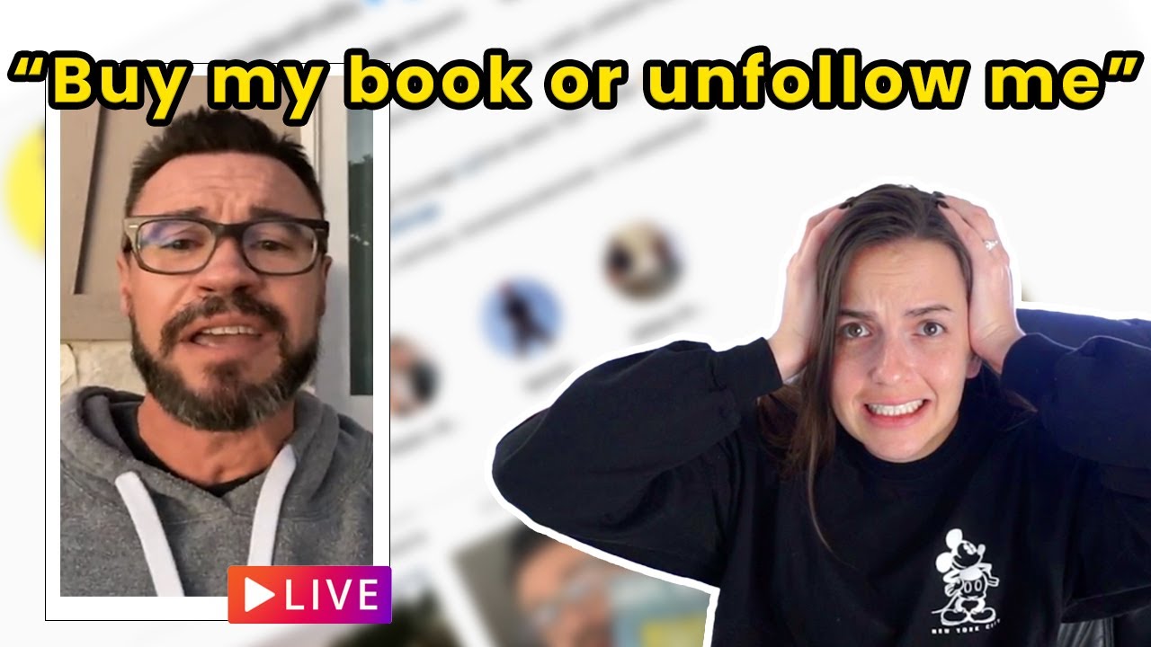 Dave Hollis has meltdown on Instagram live