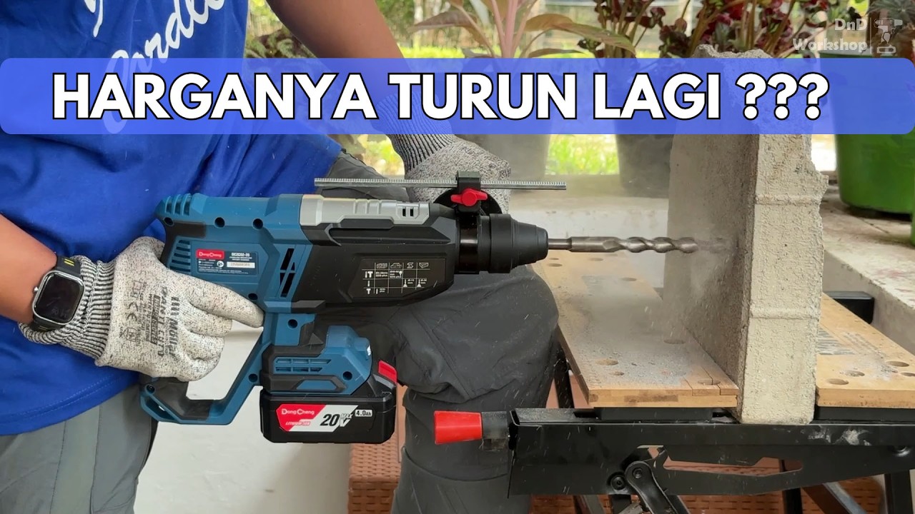 Alat Makin Murah Proyek Makin Cuan ‼️ Cordless Brushless Rotary Hammer Drill DongCheng DCZC02-26