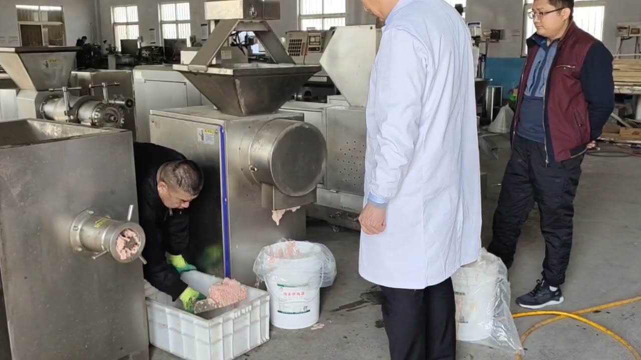 Industrial Use Beef Chicken Bone Paste Crusher Meat Bone Grinder Grinding Machine