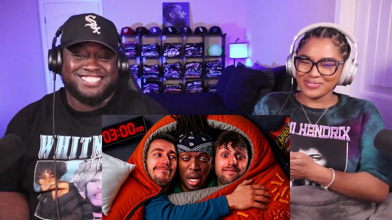 Kidd and Cee Reacts To SIDEMEN LAST TO FALL ASLEEP CHALLENGE