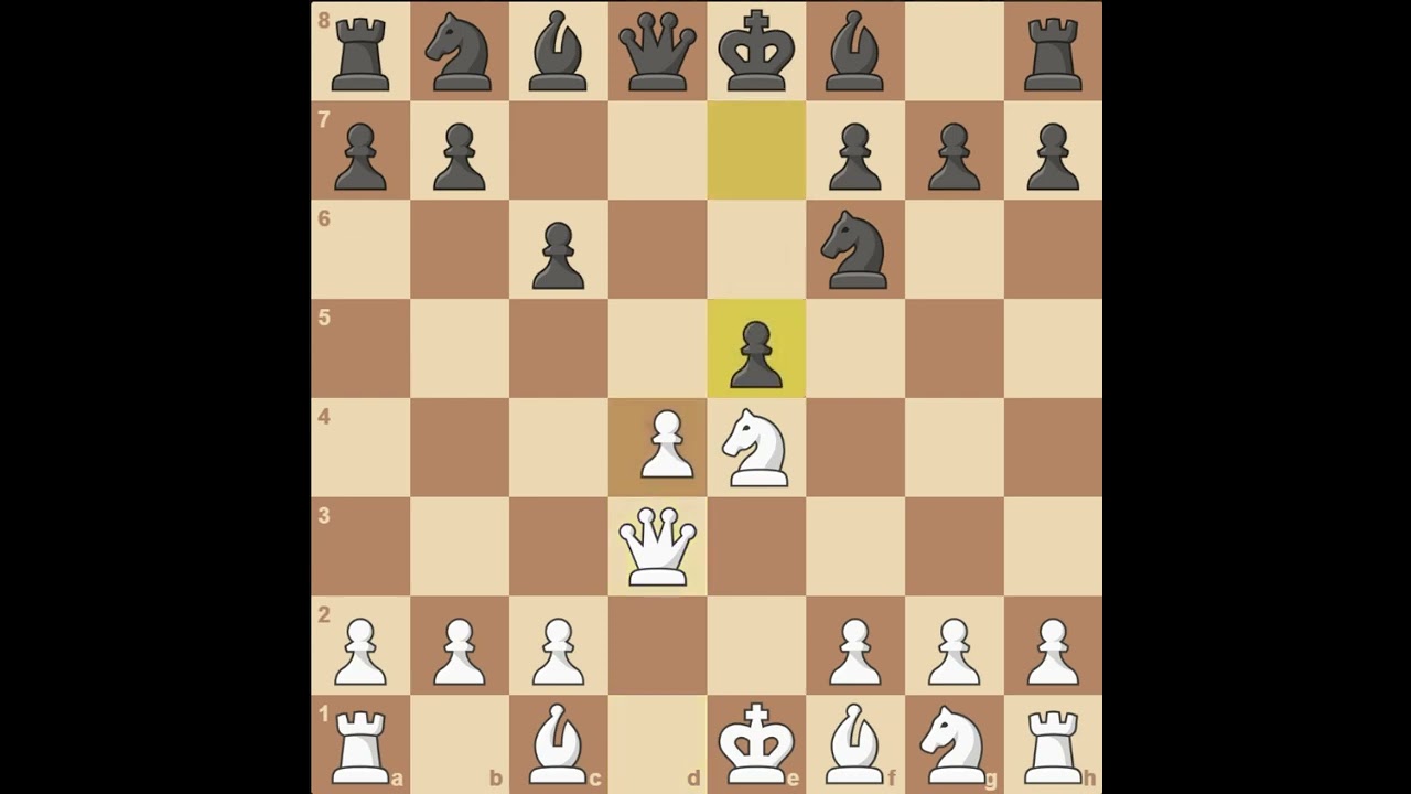 Queen Sacrifice to Win the Game in just 12 moves #chess