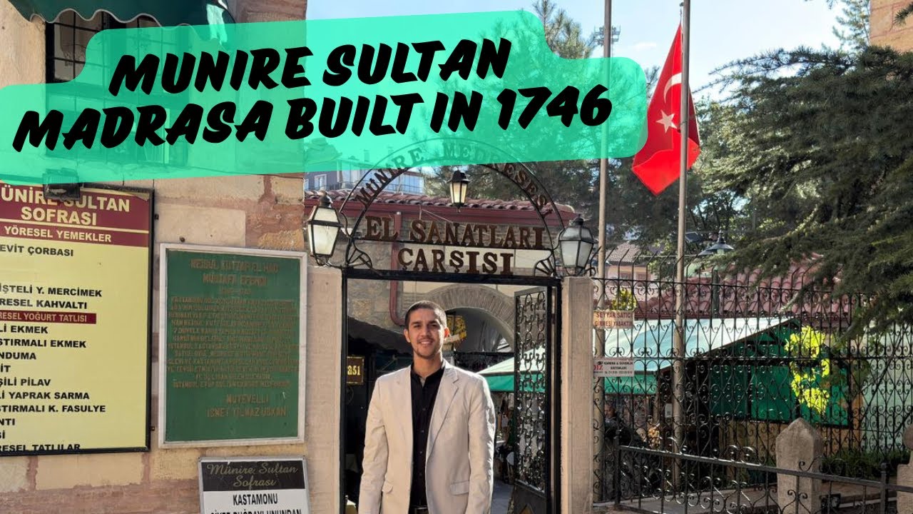 Madrasa of Munire Sultan. #explore #travel #madrasah #vlog #turkey #kastamonu #handcraft #market