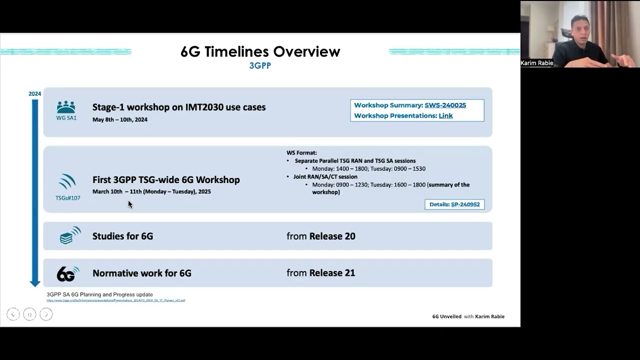 05 The Road to 6G   3GPP Timelines