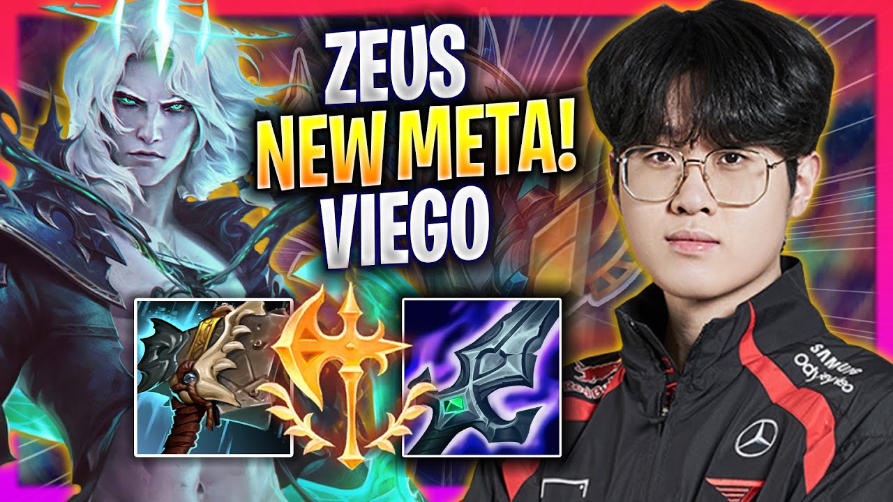 ZEUS CRAZY NEW META VIEGO TOP! - T1 Zeus Plays Viego JUNGLE vs Lee Sin! | Season 2024