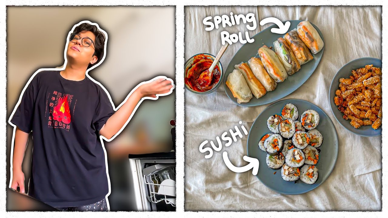 Tentando me Cuidar no Meio do Caos | Cozinha e Fala (rotina, sushi e desabafos)