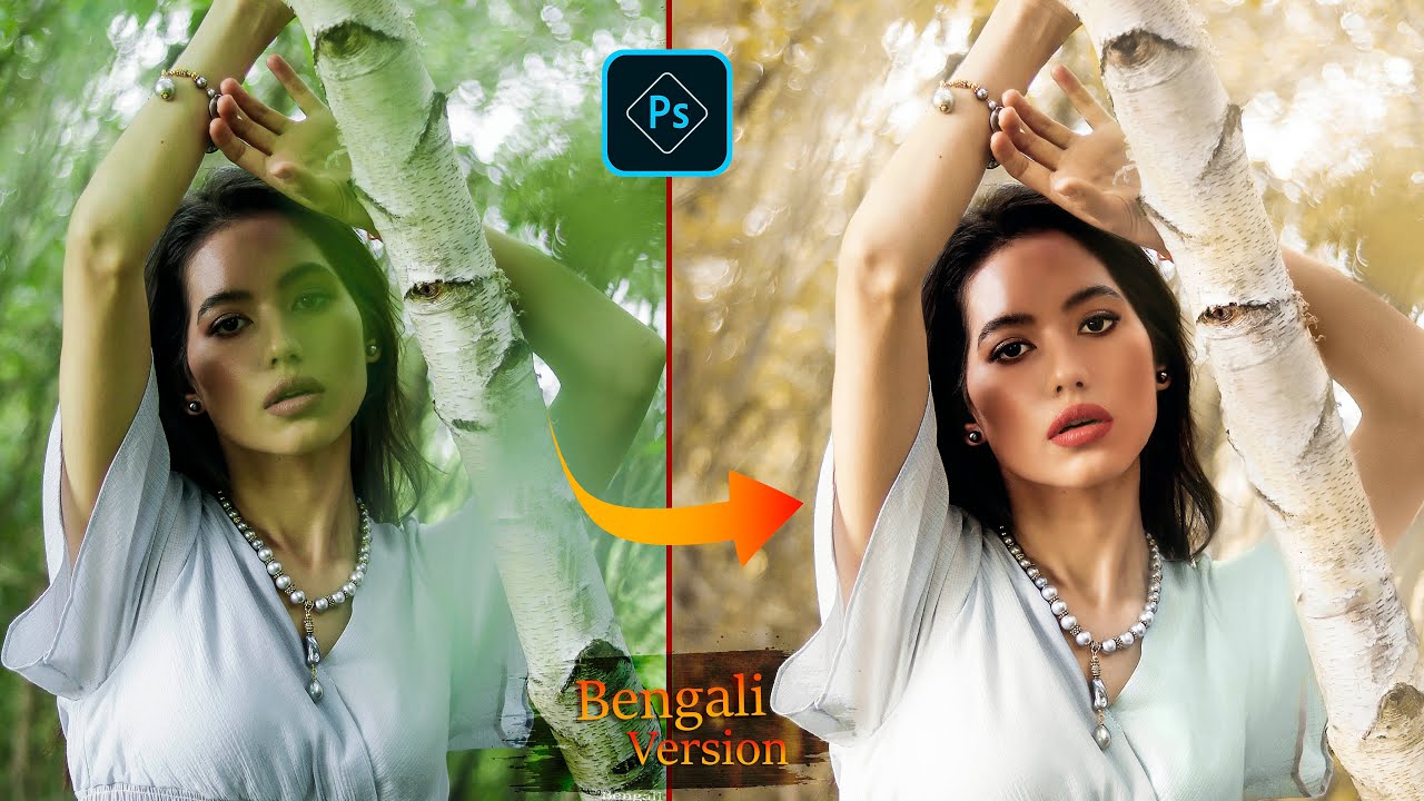 Easily Remove Reflection or Glare and Color Correction Process in Photoshop