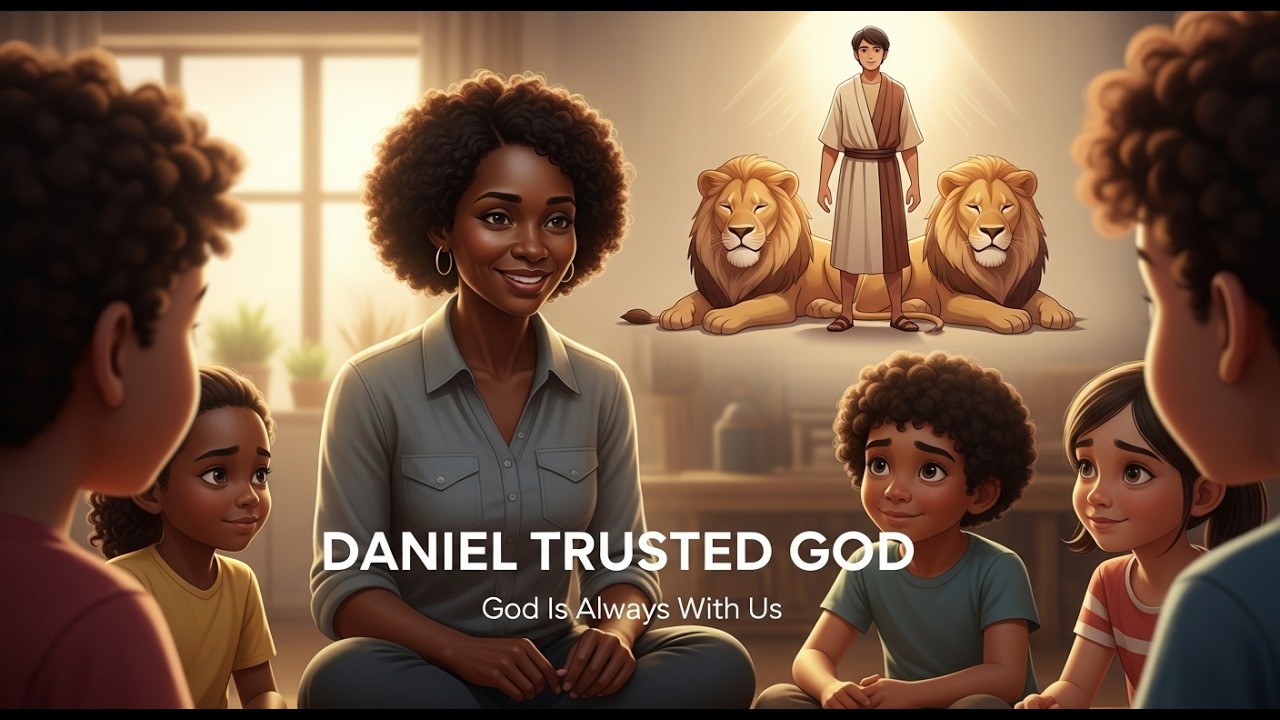 Даниил доверился Богу 🦁✨ | Спокойная библейская история на ночь для детей