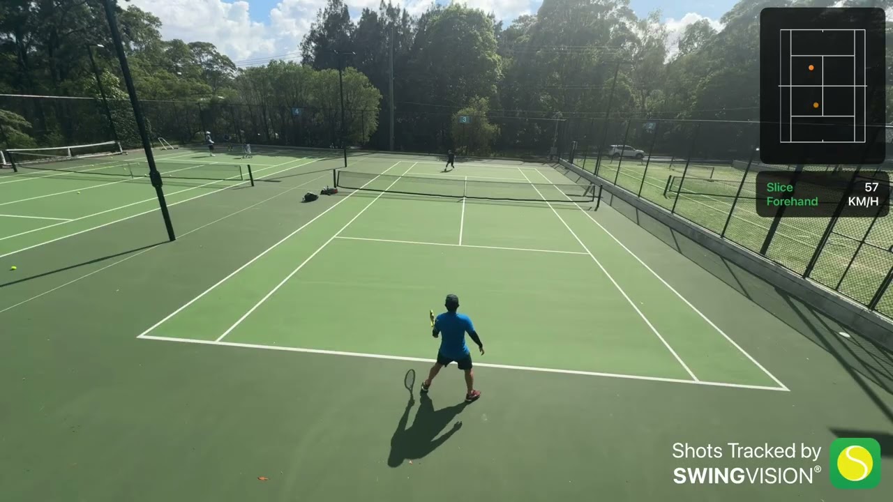 Paul v Danny fun match! Bexley tennis 30 November