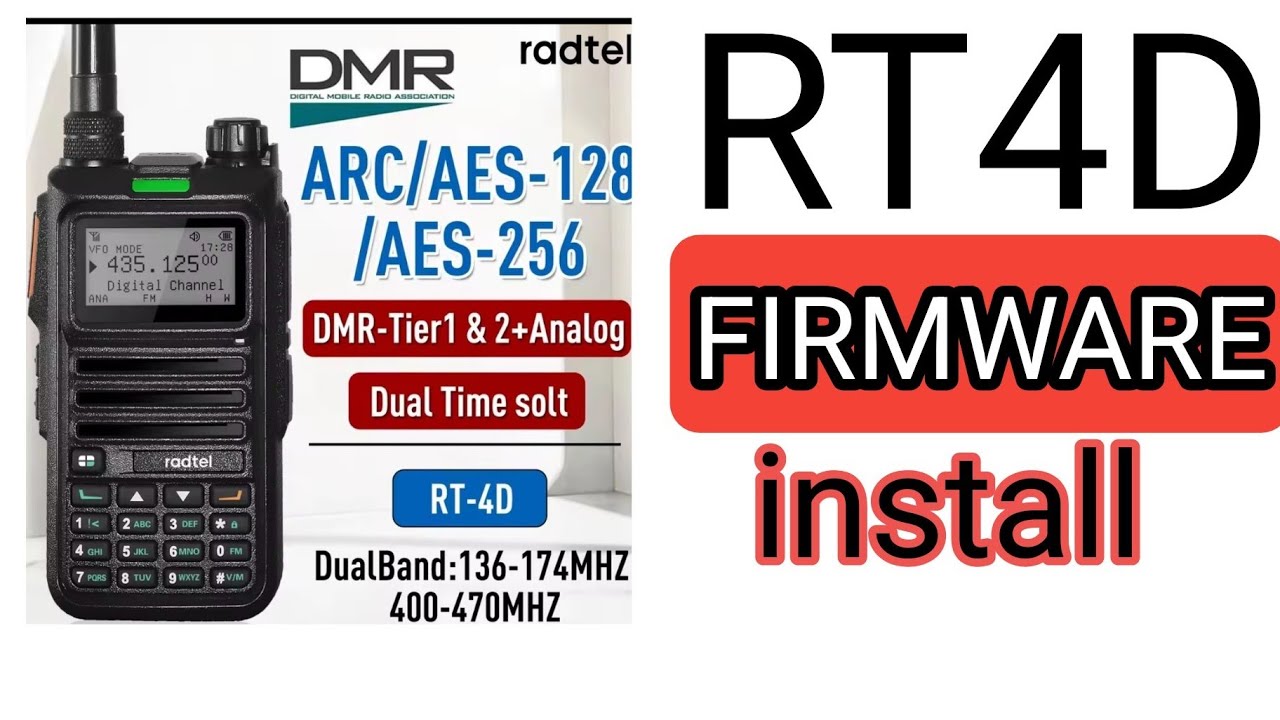 RADTEL RT4D, ПРОШИВКА v113 И ОБНОВЛЕНИЕ ЧИПА