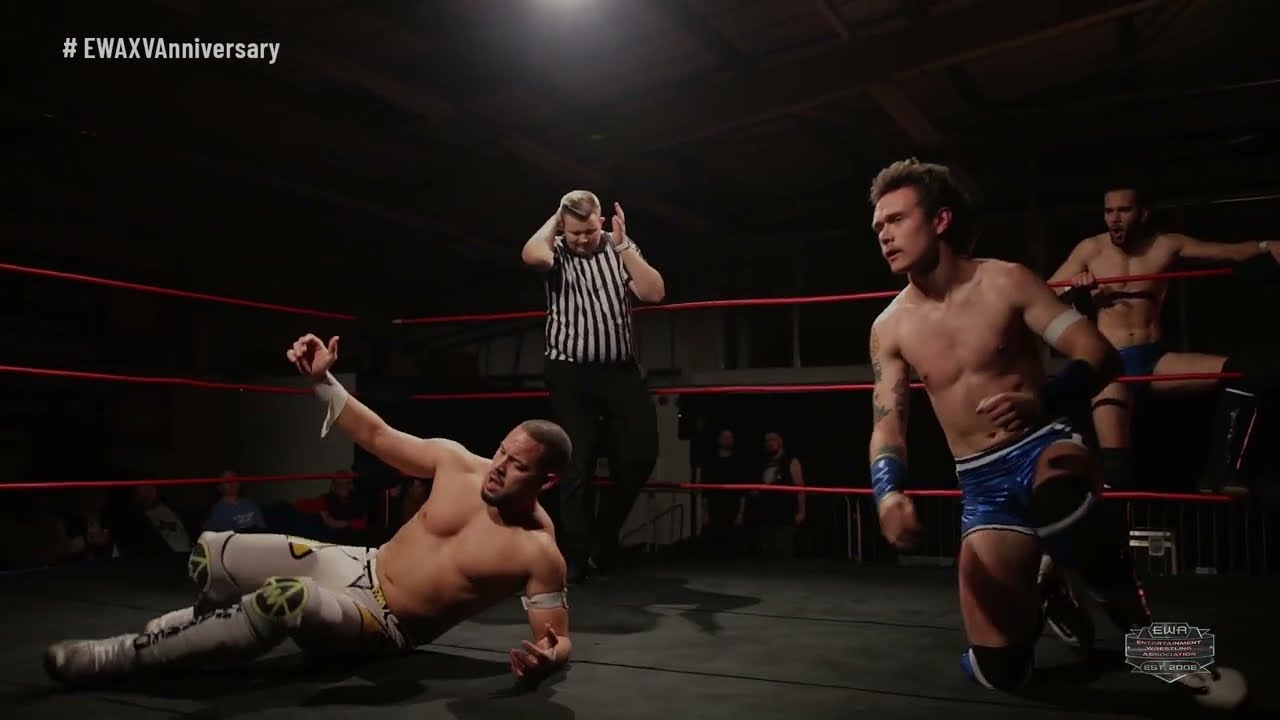 EWA 15th Anniversary - Arron Warnes & JJ Gale .vs. Mike Illingworth & 'Student Of The Game' Richie