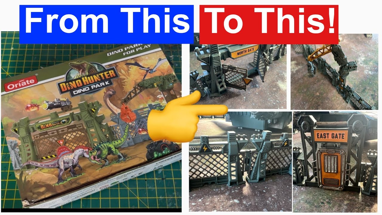 Incredible Warhammer 40k Modular Terrain made from Childrens Toy Playset