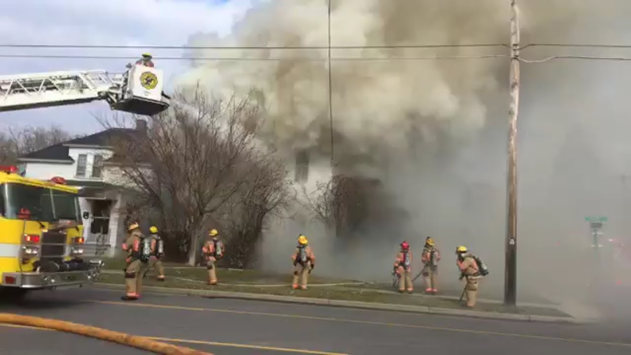 Crews respond to house fire at State Street in Watertown, NY