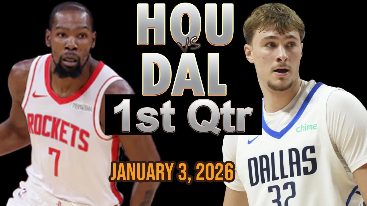 Houston Rockets vs Dallas Mavericks 1st Quarter Part 1 Highlight - JAN 3, 2026
