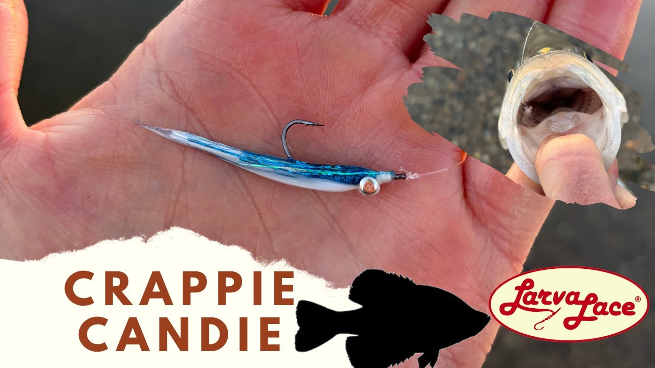 Неотразимая мушка для ловли окуня! Вязание мушки &laquo;Crappie Candie Fly&raquo; &mdash; вязание мушек с использов...