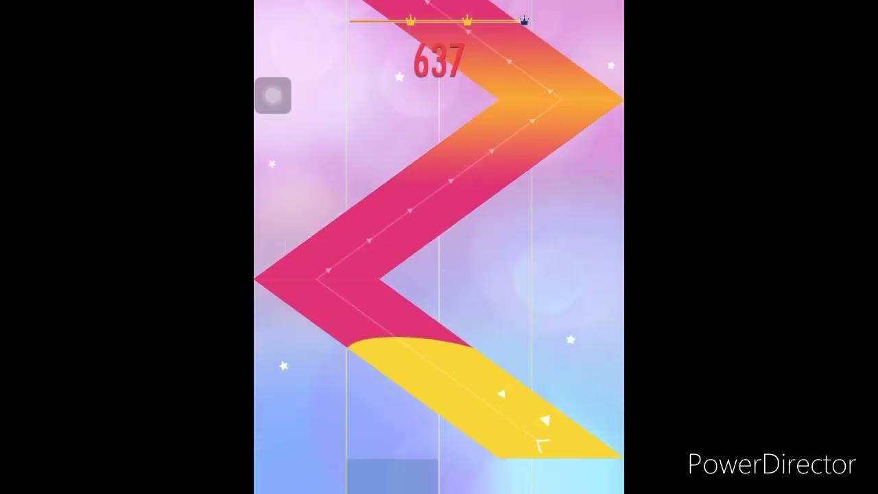 Piano Tiles 2 - Warblings At Eve - 8 laps completed by index fingers