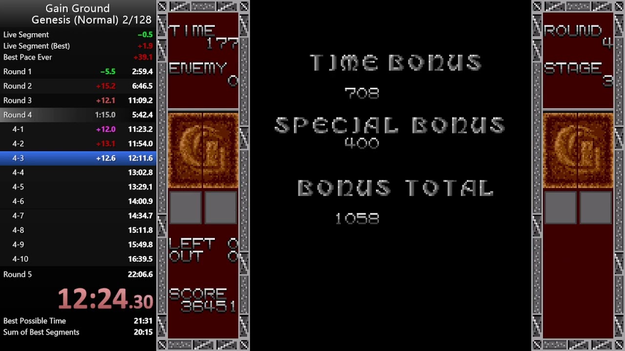 [WR] Gain Ground - Normal speedrun in 21:50