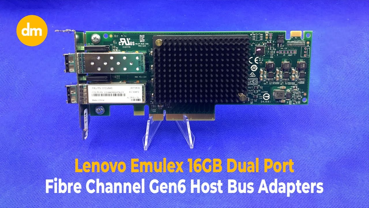 Lenovo Emulex Gen6 HBA Review | DirectMacro.com