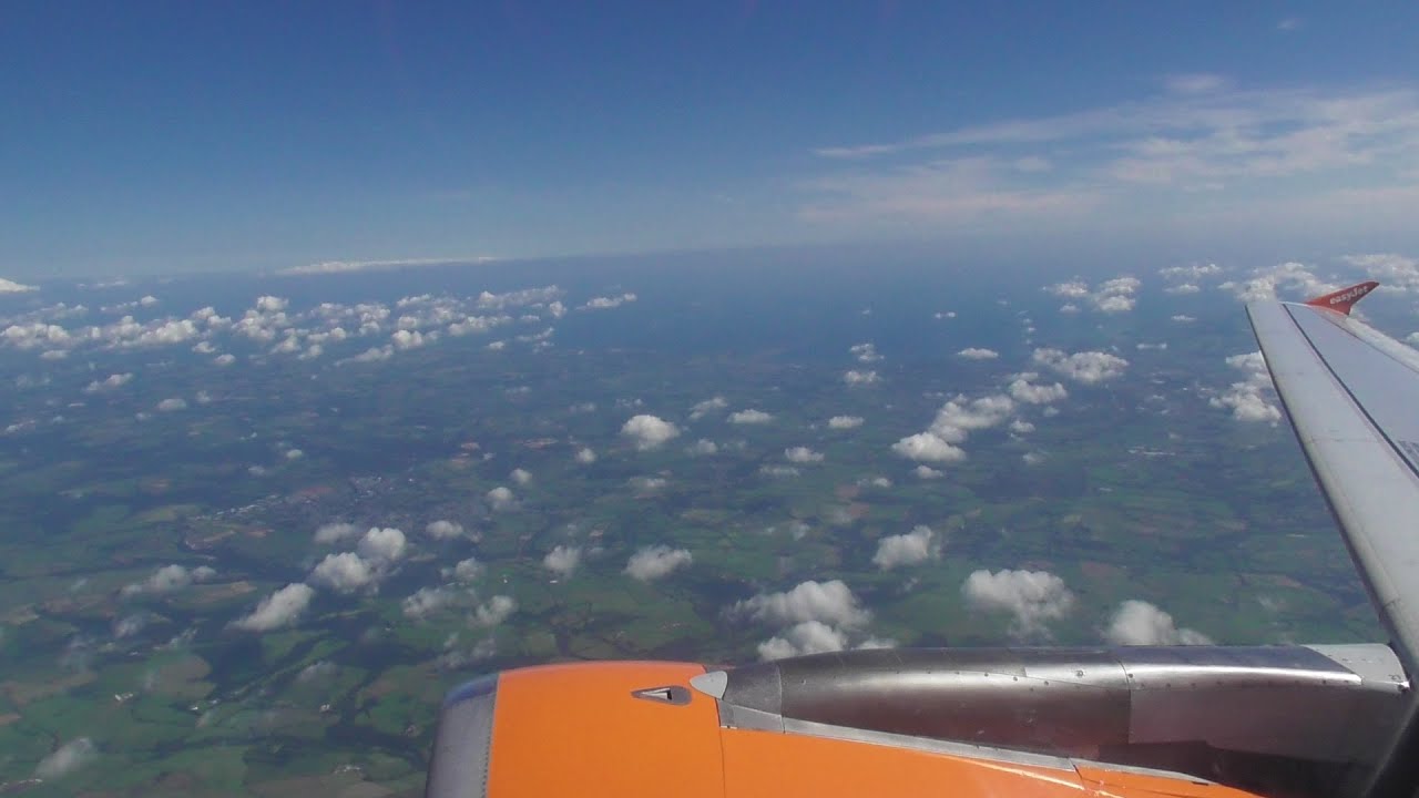 EasyJet Airbus A319-111 Newquay to Birmingham | Full Flight